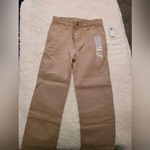 Old Navy Khaki Straight-Leg Pants